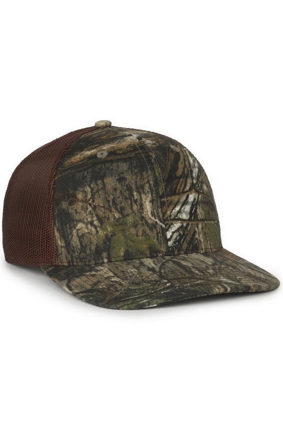 Mossy Oak DNA Camo Trucker Hat – Structured Hunting Cap with Mesh Back, Pro Round Crown, Adjustable Snapback