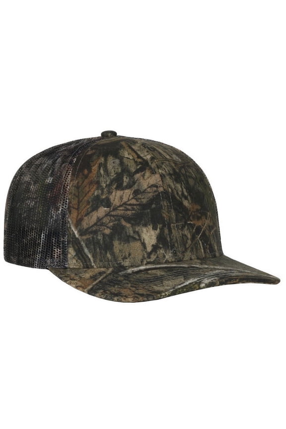 Outdoor Cap OC771CAMO Ultimate Trucker Cap-Mossy Oak Country DNA -Adult
