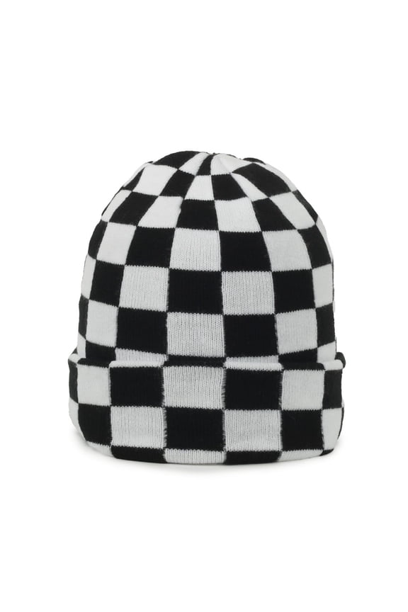 OC810 2.5" Cuff Watch Cap-Black-white