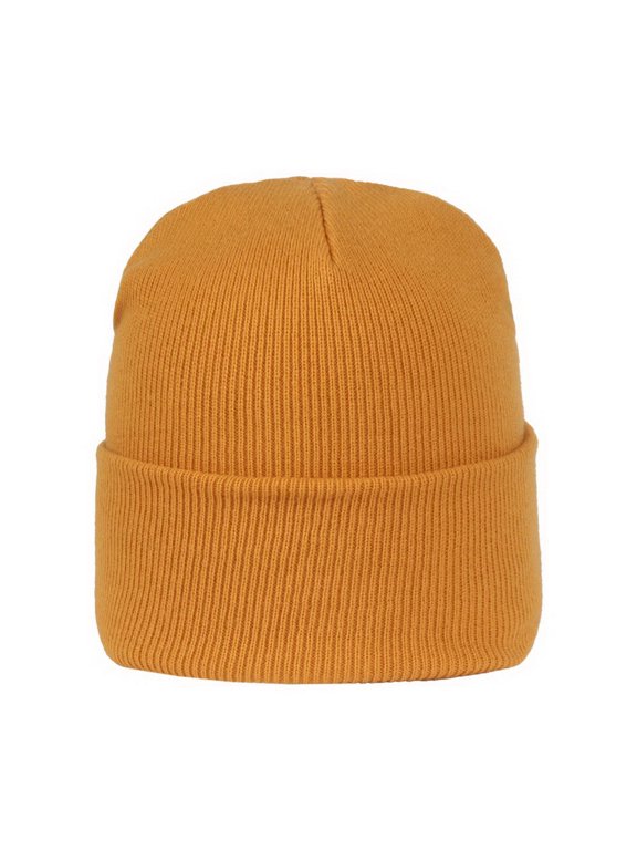 OC870 Acrylic Knit Watch Cap-Mustard