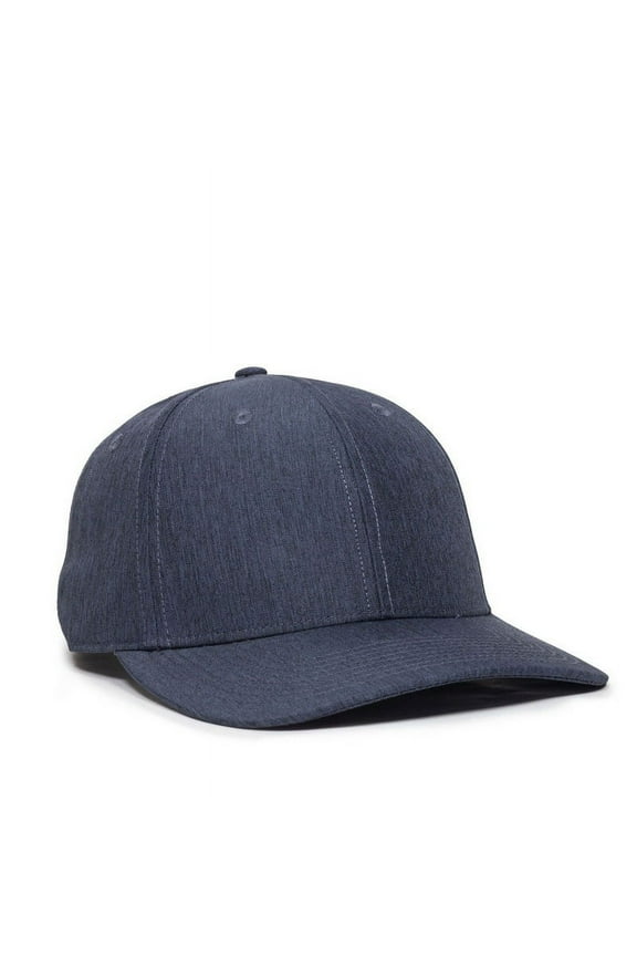 OC871 Premium Modern Solid Back-LN Heathered Navy-Adult