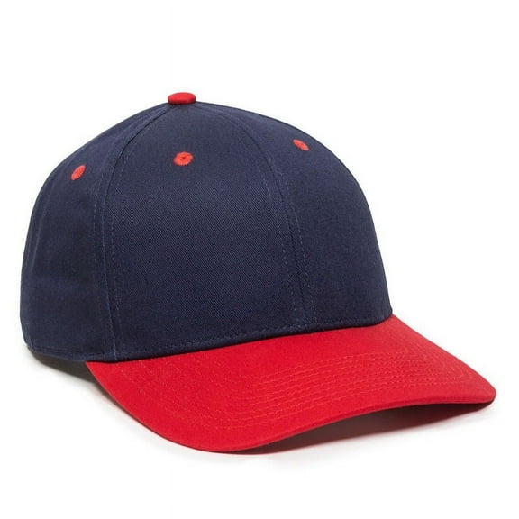 Outdoor Cap OC871 Premium Modern Solid Back-Navy/Red-Adult