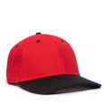 thumbnail image 1 of Outdoor Cap OC871 Premium Modern Solid Back-Red/Black-Adult, 1 of 8