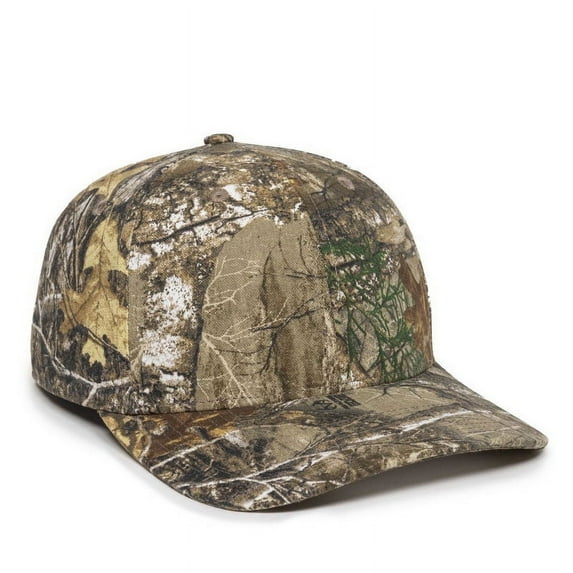 Outdoor Cap OC871CAMO Canvas Camo Front Panels-Realtree Edge