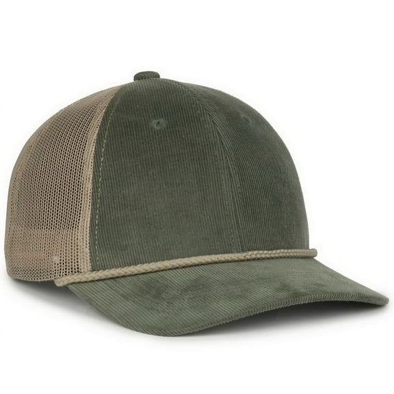 Outdoor Cap OCCORDM Retail-Inspired Corduroy Cap-Olive/Khaki