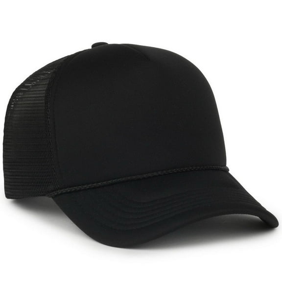 Outdoor Cap OCFOAM 5-Panel Foam Cap-Black/Black