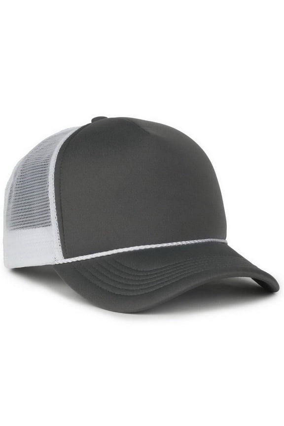 OCFOAM 5-Panel Foam Cap-Charcoal/White