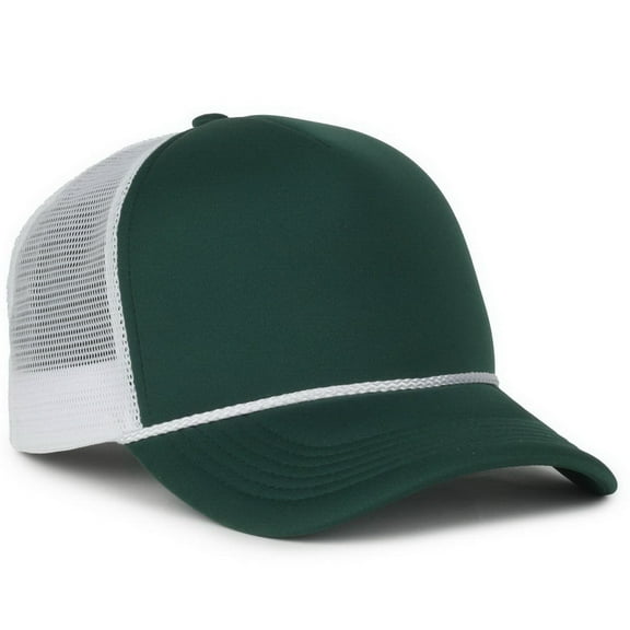 Outdoor Cap OCFOAM 5-Panel Foam Cap-Dark Green/White