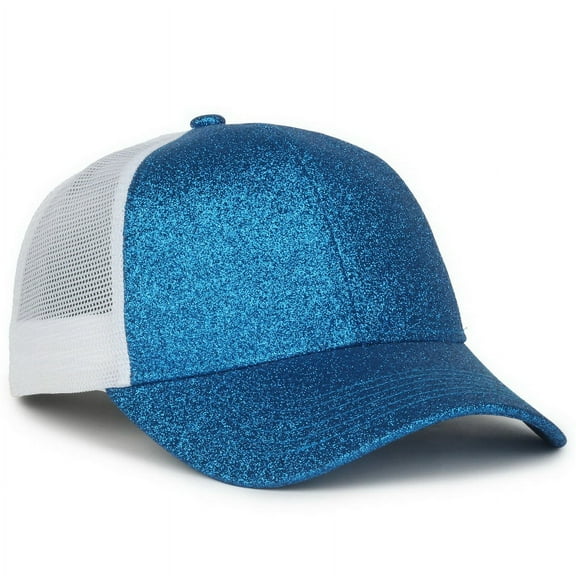 Outdoor Cap OCGLTR Small/Ladies Fit Cap, Slight Pre-Curved Visor-Sapphire/White