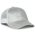 thumbnail image 1 of Outdoor Cap OCGLTR Small/Ladies Fit Cap, Slight Pre-Curved Visor-Silver/White, 1 of 8