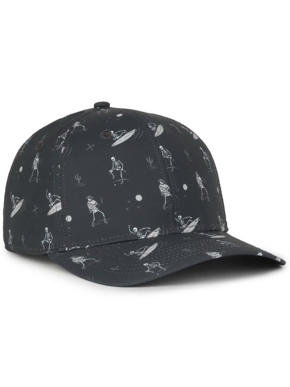 OCP100 Sublimated Fabric And A Moisture Wicking Sweatband Cap-Ghostrider Charcoal