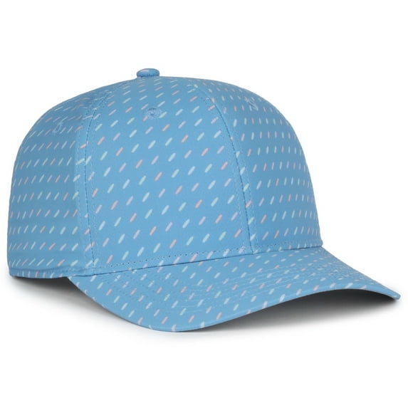 Outdoor Cap OCP100 Sublimated Fabric And A Moisture Wicking Sweatband Cap-Surfboard Light Blue