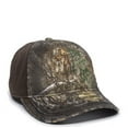 thumbnail image 1 of Realtree Edge Stained Camo Hunting Hat – Low Profile Structured Baseball Cap with Frayed Visor, Adjustable Snapback, One Size, 1 of 8