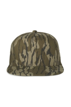 Mossy Oak Original Bottomland Camo Hat – High Profile Flat Bill Snapback, Structured Hunting Cap, One Size