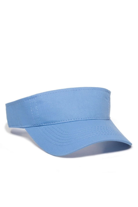 PCTV-100 Cotton Twill Visor-Columbia Blue-Youth