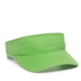 thumbnail image 1 of Outdoor Cap PCTV-100 Cotton Twill Visor-Lime Green-Youth, 1 of 8