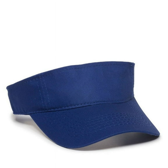 Outdoor Cap PCTV-100 Cotton Twill Visor-Royal-Youth