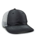 thumbnail image 1 of Outdoor Cap PDT-750M Pigment Dyed Twill Meshback-Black/White, 1 of 8