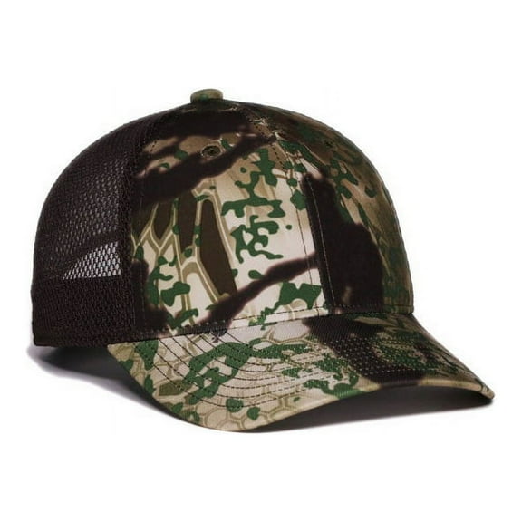 Outdoor Cap PFC-150M Platinum Series Camo with Mesh Back-Kryptek Obskura Trans