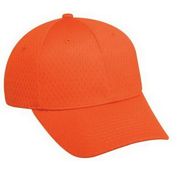 Outdoor Cap PFX-120 Stretchable Jersey Mesh Cap-Orange-M/L