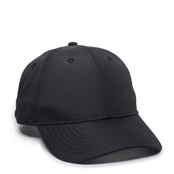 Outdoor Cap PN-100 Slightly Structured Wicking Cap-Black