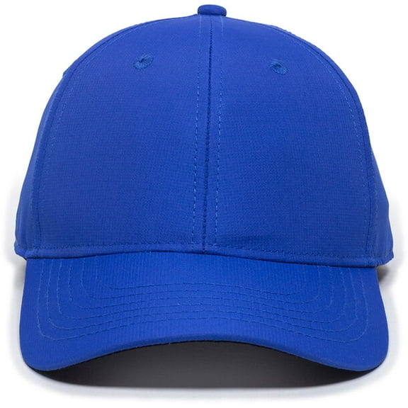 Outdoor Cap Performance Baseball Cap – Low Profile Structured Lightweight Hat, Moisture-Wicking, Adjustable Hook-and-Loop, One Size, Royal Blue