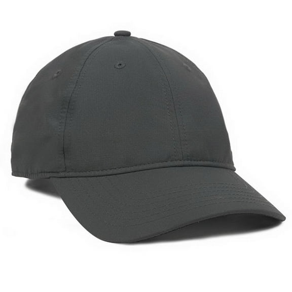 Outdoor Cap PN-100U Unstructured, Low Crown, Micro Hook/Loop Tape Closure, Graphite, One Size