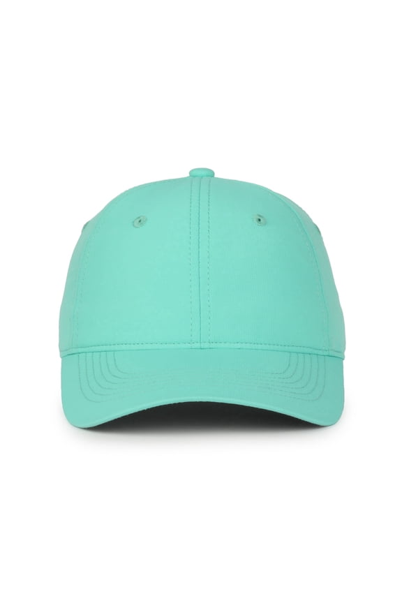 Ponytail Baseball Cap – Low Profile Unstructured Performance Hat, Adjustable Hook-and-Loop, One Size, Sea Foam