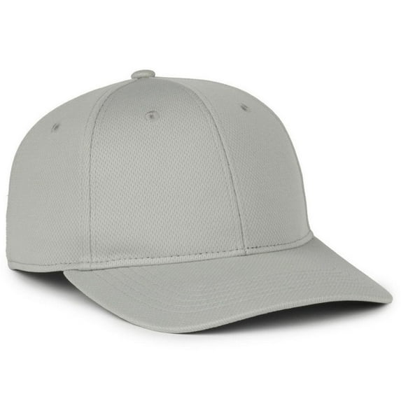 Outdoor Cap PTM-850 Mid Crown, Structured Premium Protech Mesh Cap-Light Grey-Youth