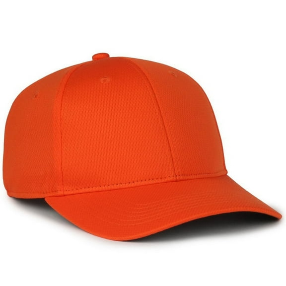 Outdoor Cap PTM-850 Mid Crown, Structured Premium Protech Mesh Cap-Orange-Youth
