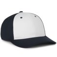 thumbnail image 1 of Outdoor Cap PTM-850 Mid Crown, Structured Premium Protech Mesh Cap-White/Navy/Navy-Youth, 1 of 8