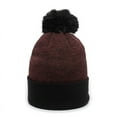 thumbnail image 1 of Outdoor Cap PWC-100 Heathered Acrylic Knit-Maroon/Black, 1 of 4