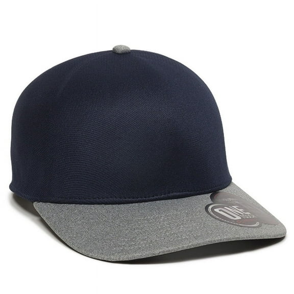 OC Sports REEVO Flexible Fitting Cap - Navy Heathered Grey