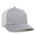 thumbnail image 1 of Outdoor Cap RGR-100M 5 Panel Heathered, Mesh Back Cap-Heathered Gray/White, 1 of 8
