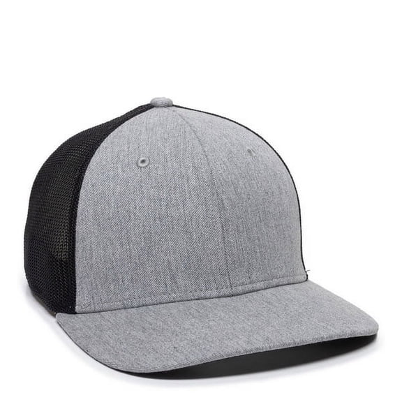Outdoor Cap RGR-360M Plastic Sna-Heathered Gray/Black