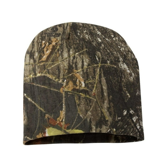 Outdoor Cap CMK-405 Camo Knit Beanie-Mossy Oak Break-Up /Black
