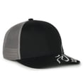 thumbnail image 1 of Outdoor Cap SKRRT-01 Flame Embroidery Mesh Back Cap-Black-Dark-Grey, 1 of 8