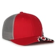 thumbnail image 1 of Outdoor Cap SKRRT-01 Flame Embroidery Mesh Back Cap-Red-Dark-Grey, 1 of 8