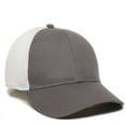 thumbnail image 1 of Outdoor Cap SWM-600 Cotton Twill/Sandwich Mesh-Charcoal/White, 1 of 8