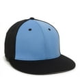 thumbnail image 1 of OC Sports TGS1930X Proflex Bamboo Charcoal Flat Visor Cap - Columbia Blue Black, 1 of 8