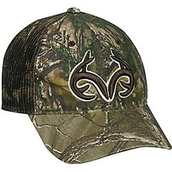 Outdoor Cap TRT85A Realtree Xtra Mesh Back Hat Antlers Logo