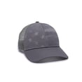 thumbnail image 1 of Outdoor Cap USA-751M Debossed American Flag Mesh Back Cap-Graphite-Graphite, 1 of 8