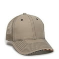 thumbnail image 1 of Outdoor Cap USA-800M Mesh Back with Flag Sandwich-Khaki, 1 of 8