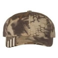 thumbnail image 1 of Outdoor Cap Unisex Camo Cap with Flag Visor, 1 of 3