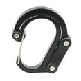 thumbnail image 1 of Outdoor Carabiner Clip Swivels Hooks, Aluminum Alloy D Shape Buckle Clip Multifunctional Keychain Carabiner Buckle Clip, 1 of 9
