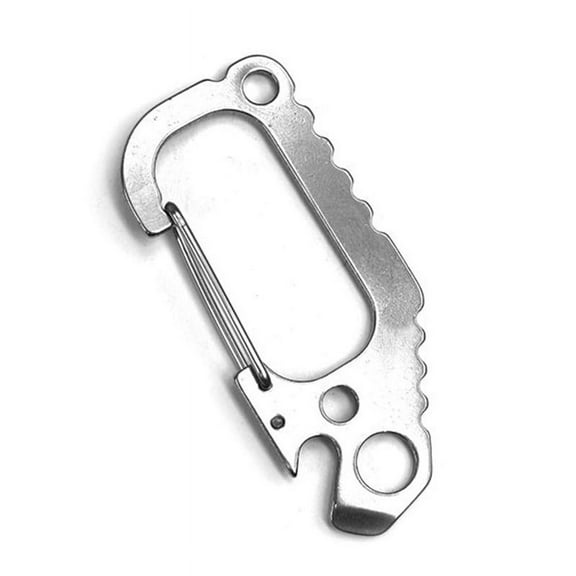 Outdoor Carabiner D-Ring Key Chain Clip Hook Mountaineering Climbing Buckle