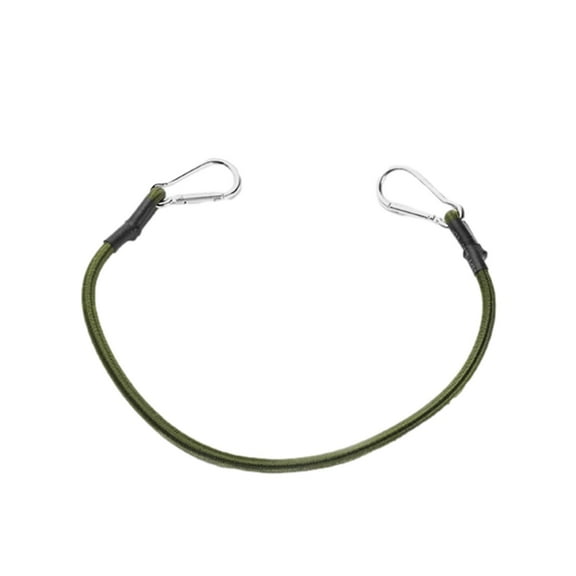 Outdoor Carabiner Elastic Rope, Heavy Duty Elastic Tie Downs Straps, Elastic Rope Outdoor Stretch Cords for Outdoor, Caravan, Camping, Luggage, Bike Rack