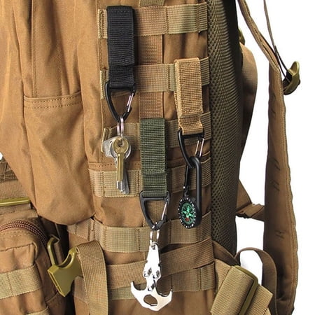 Outdoor Carabiner Nylon Tactical Backpack Key Hook Buckle System Buckle Hanging