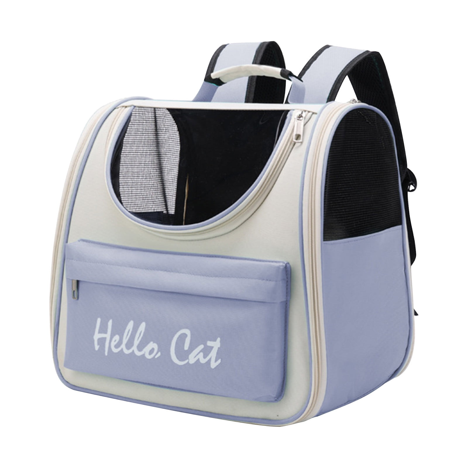 Outdoor Carrier Backpack Large Capacity Breathable Mesh Travel Bag for Dogs and Cats