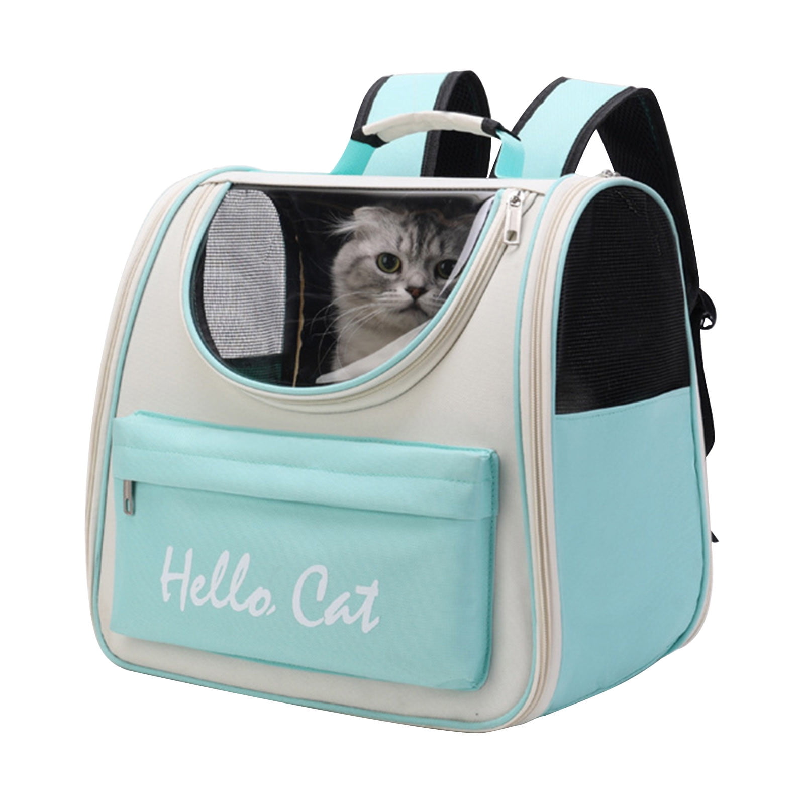 Outdoor Carrier Backpack Large Capacity Breathable Mesh Travel Bag for Dogs and Cats